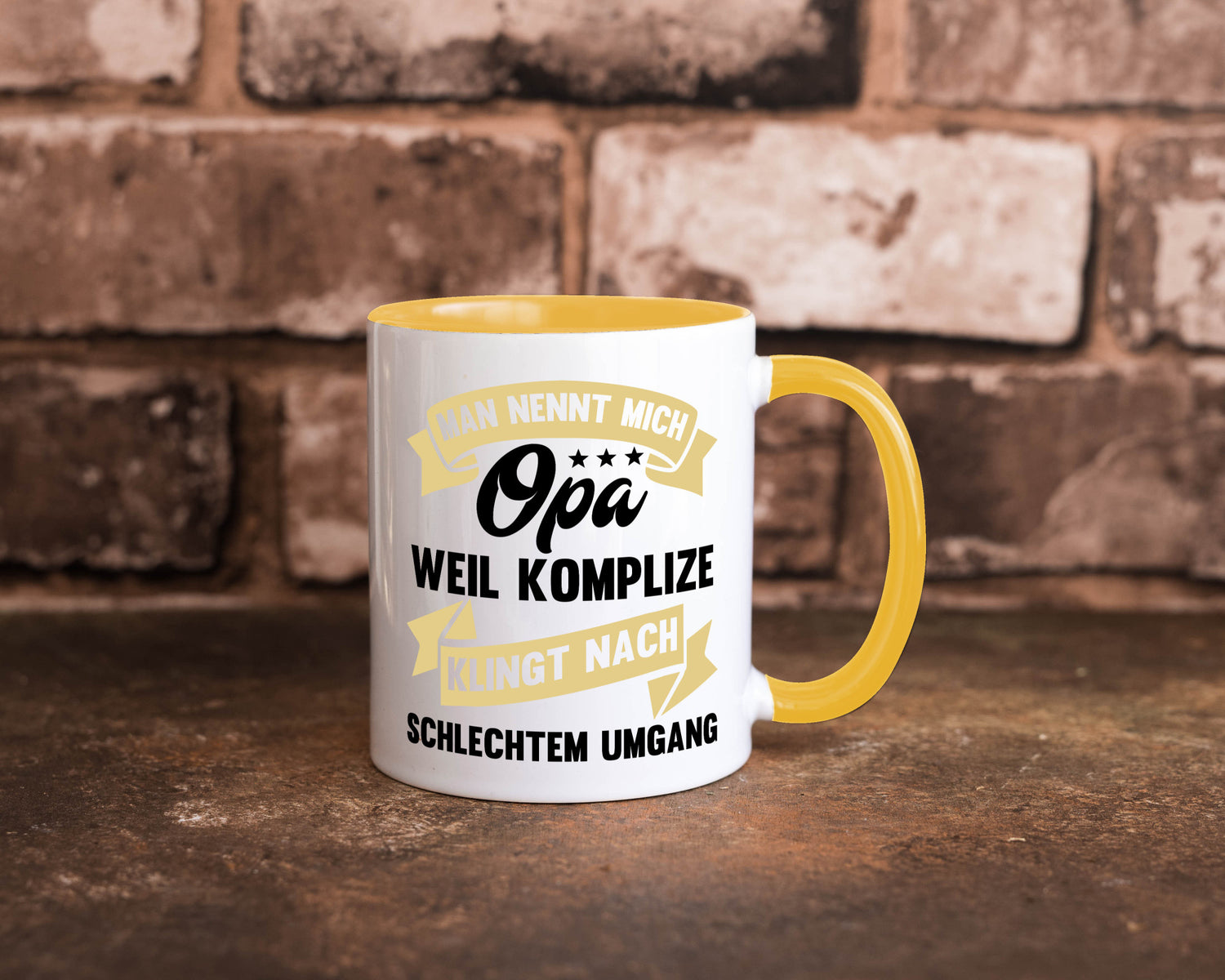 Man nennt mich Opa | Bester der Welt Humor Familie Geschenkidee Tasse