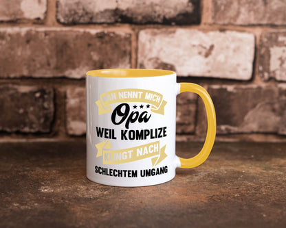 Man nennt mich Opa | Bester der Welt Humor Familie Geschenkidee Tasse