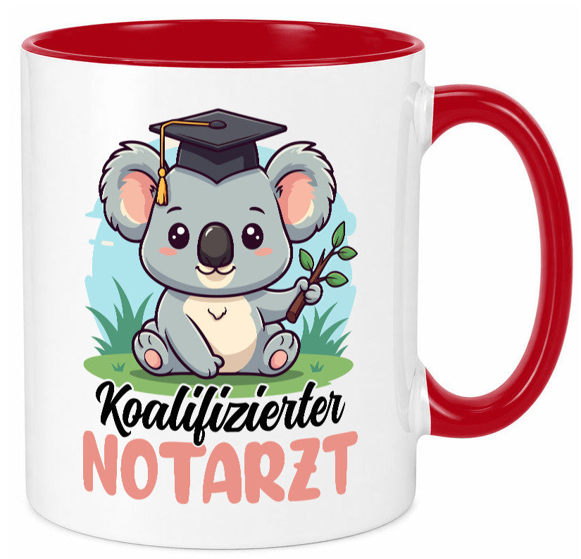 Koalifizierter Notarzt | Arzt Geschenk Humor Geschenkidee lustiger Spruch Tasse