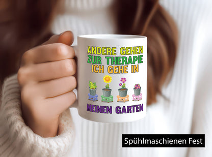 Andere gehen zur Therapie ich gehe in meinen Garten lustiger Spruch Geschenk