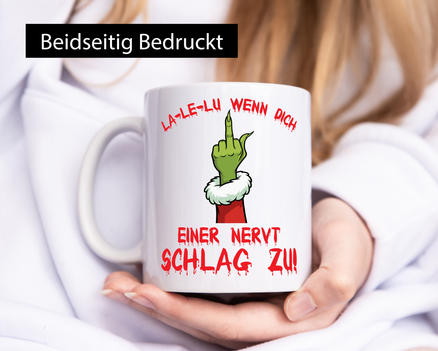 La Le Lu | Weihnachten Weihnachtsmuffel Lichter vl13 Geschenkidee Humor Tasse