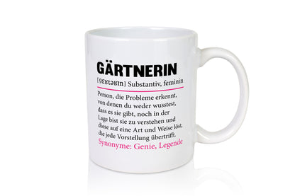 Gärtnerin | lustig Gartenbau Beruf Spruch Geschenk Arbeit Kollegen Büro