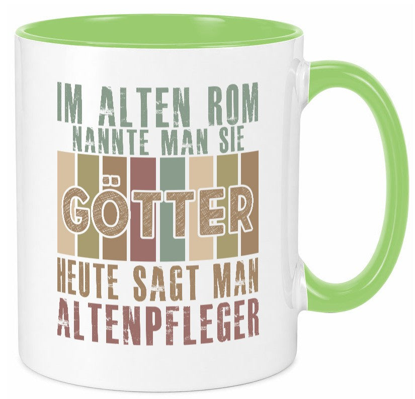 Heute sagt man: Altenpfleger | Pflegepersonal Geschenk Humor Geschenkidee Tasse