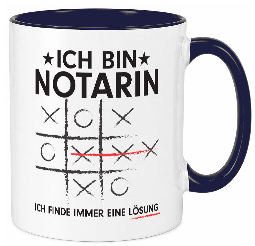 Löse Probleme: Notarin | Juristin Geschenk Humor Geschenkidee lustiger Spruch Tasse
