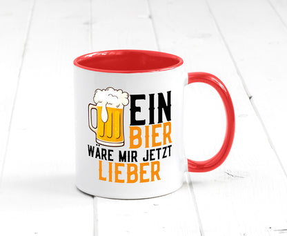 Ein Bier wäre mir jetzt lieber | Kollegen lustiger Spruch Geschenk Arbeit Büro