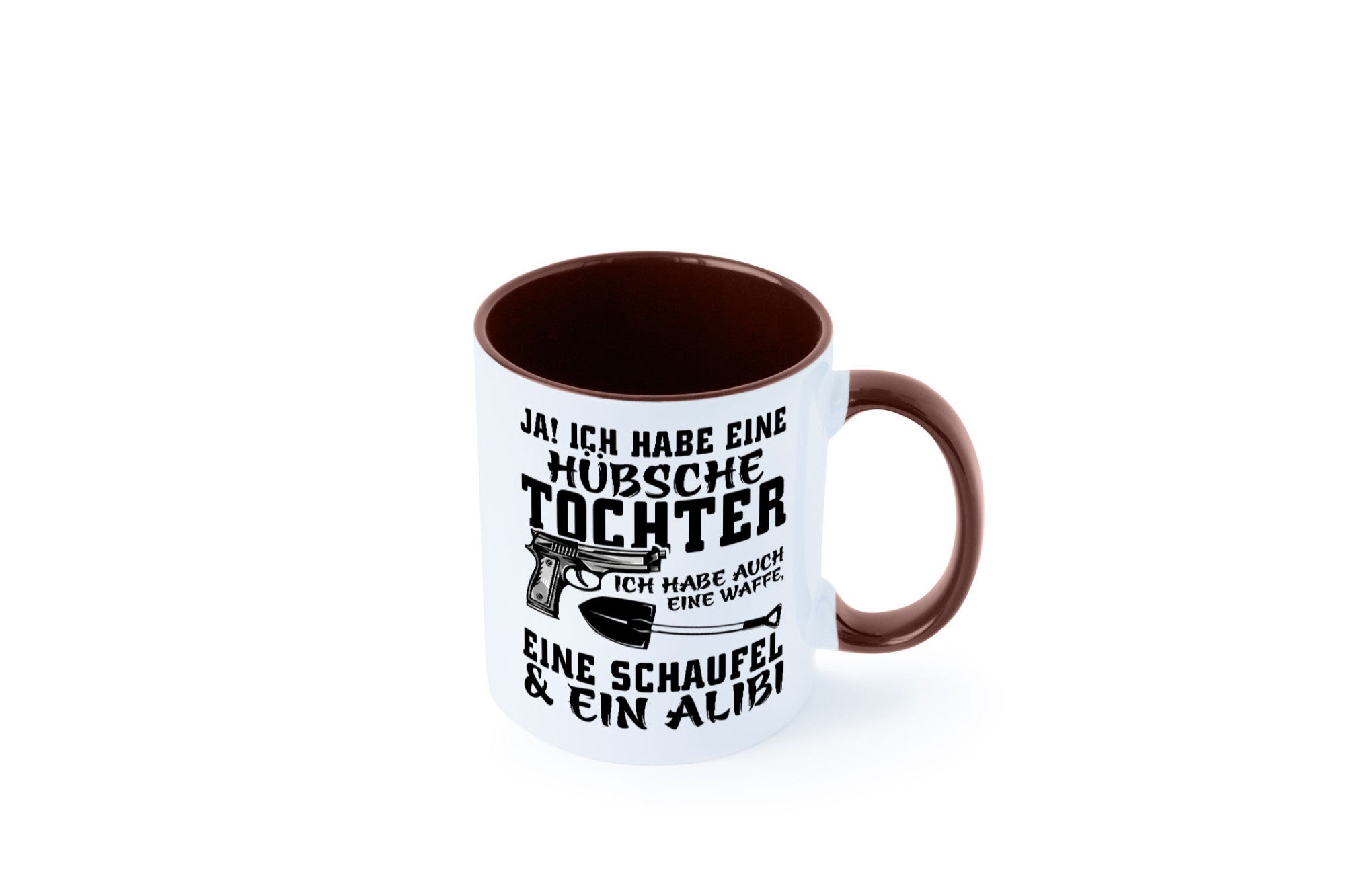 Hübsche Tochter Geschenk Familie Geschenkidee lustiger Spruch Tasse