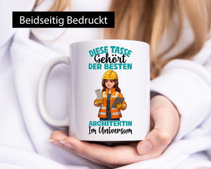 Im Universum: Architektin | Architektur Büro Humor Arbeit Kollegen Geschenkidee
