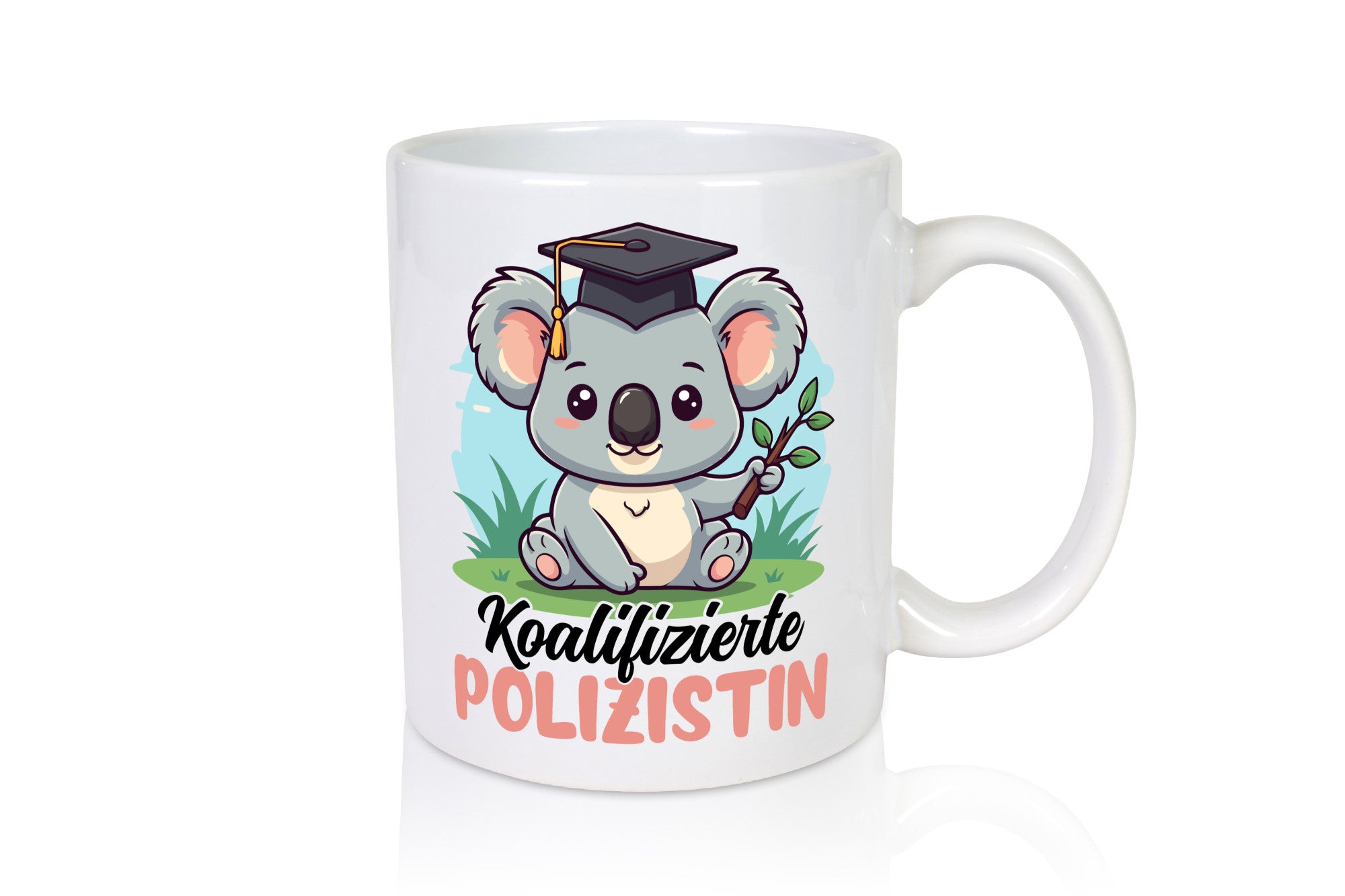 Koalifizierte Polizistin | Beruf Polizei lustig Arbeit Kollegen Büro Geschenk