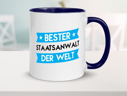 Bester Staatsanwalt | Anwalt Jurist lustig Humor Geschenkidee Geschenk Tasse