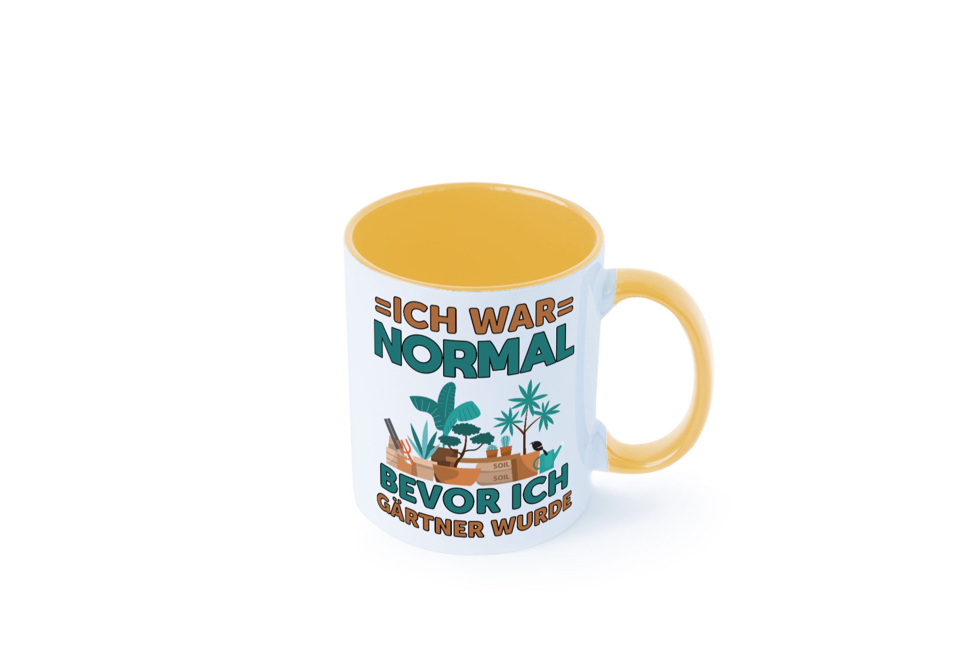 Ich war normal bevor Gärtner wurde | Garten lustiger Spruch Geschenk Humor