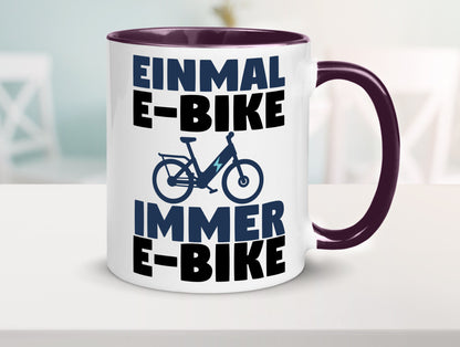 E-Bike Fahrer | Radfahrer Tasse Fahrrad Elektrorad lustiger Spruch Geschenk