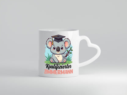 Koalifizierter Zimmermann | Handwerker Holzbau lustig Humor Geschenkidee