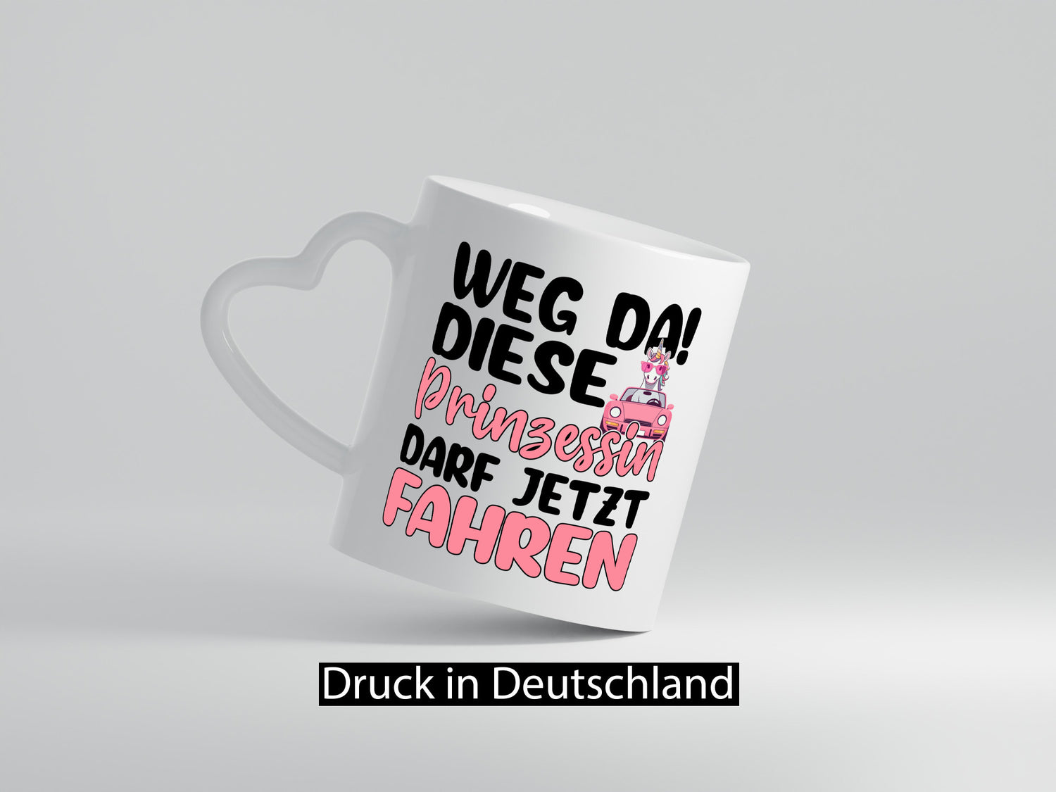Prinzessin darf jetzt Fahren | Führerschein Einhorn lustiger Spruch Geschenk