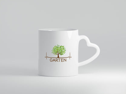 Garten Herzschlag | Gärtner Liebe gärtnern lustiger Spruch Geschenk Humor