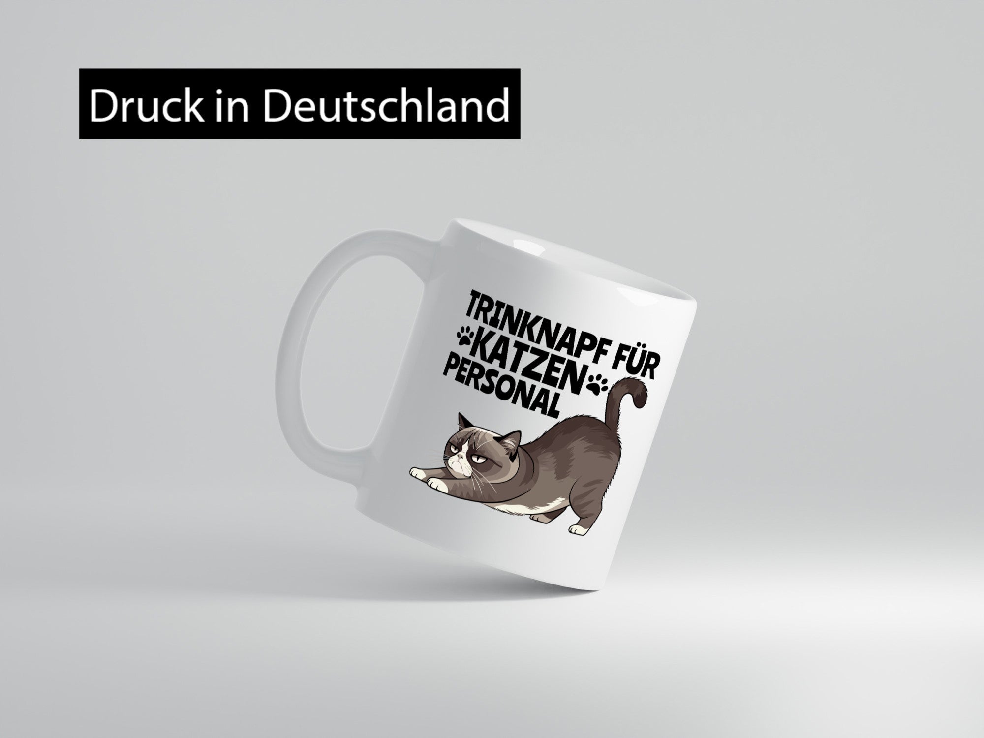 Katzen Personal | Katzenbesitzer Tasse Katze Humor vl7 lustig Tierliebhaber