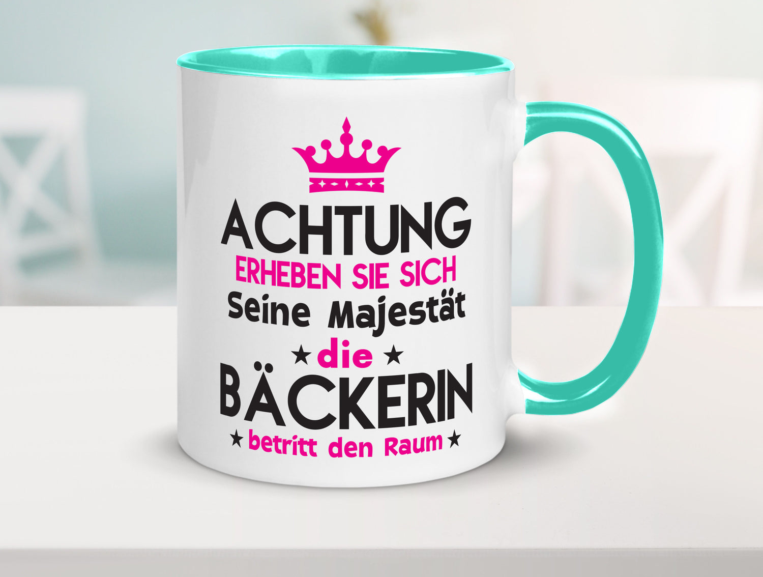 Seine Majestät Bäckerin | Bäckerei Frauen Backen Humor Geschenkidee Tasse