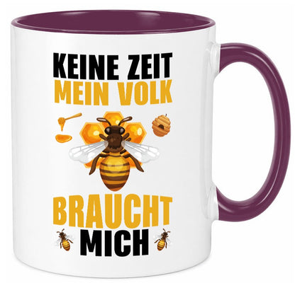 Mein Volk braucht mich Bienen lustiger Spruch Geschenk Humor Geschenkidee Tasse