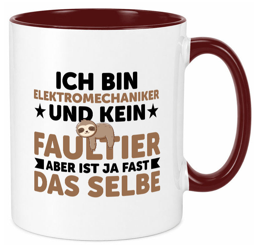Ich bin kein Faultier: Elektromechaniker | Mechaniker Geschenkidee