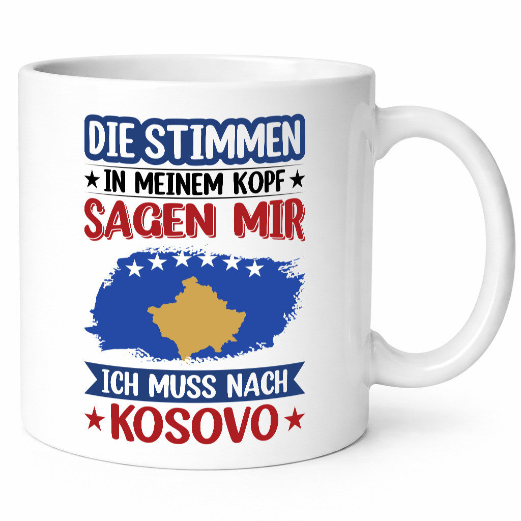 Kosovo | Urlaub Stimmen in meinem Kopf Traumland Geschenk Humor Geschenkidee