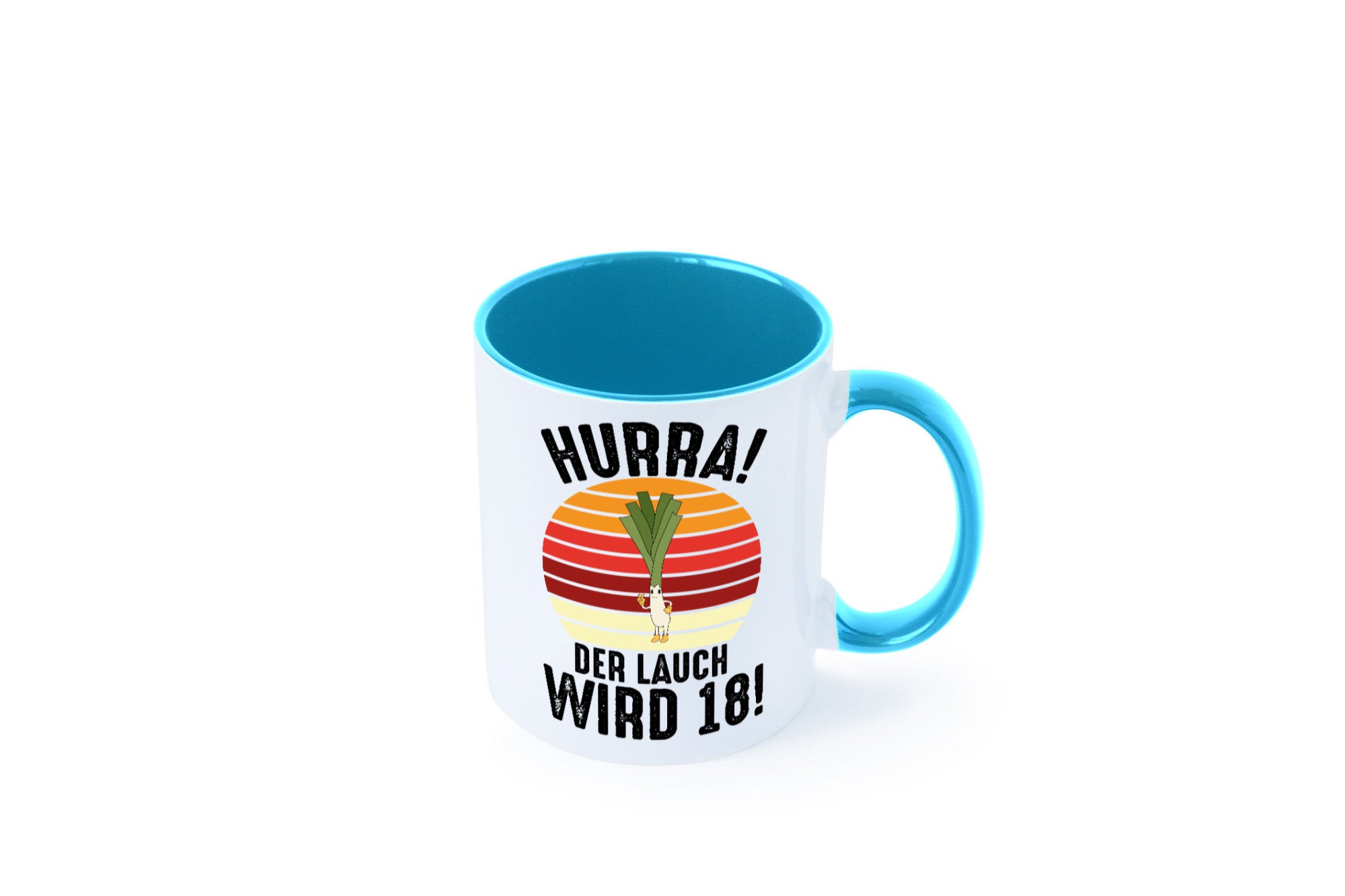 Hurra der lauch wird 18 | 18. Geburtstag Ehrentag lustiger Spruch Geschenk