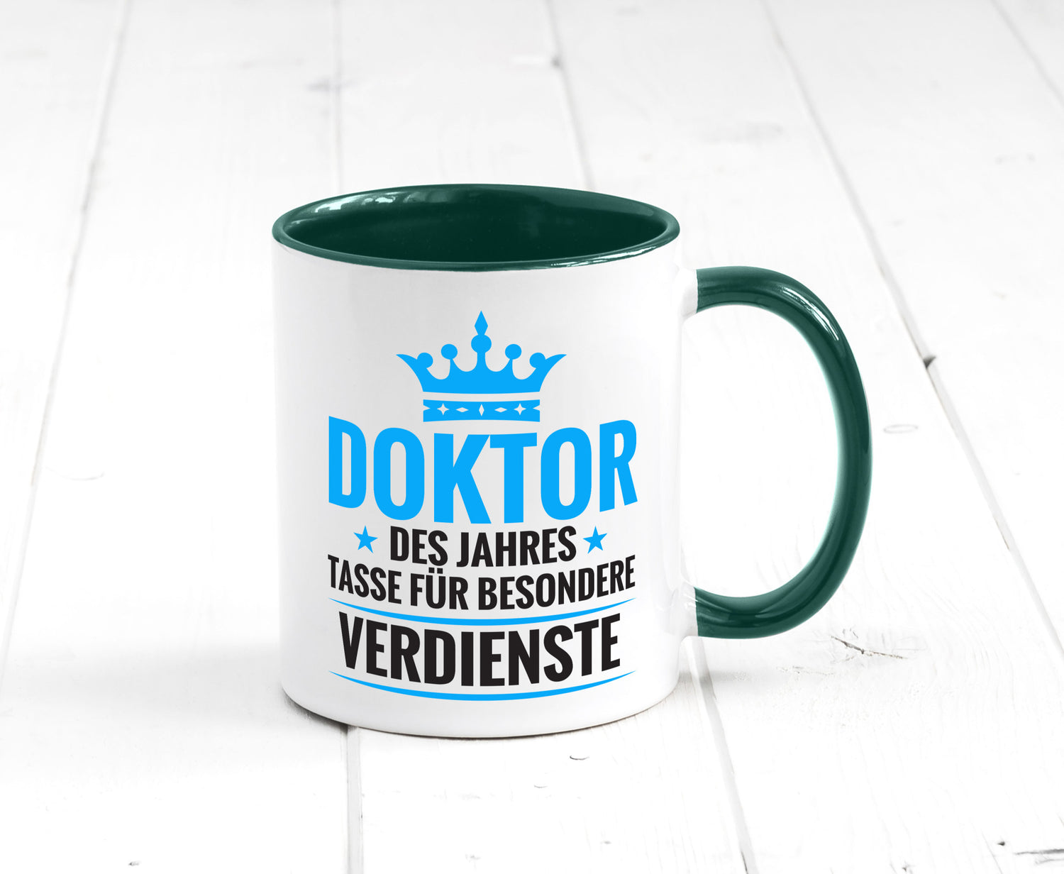 Besonderer Verdienst: Doktor | Doktorand Doktortitel Humor Geschenkidee Tasse