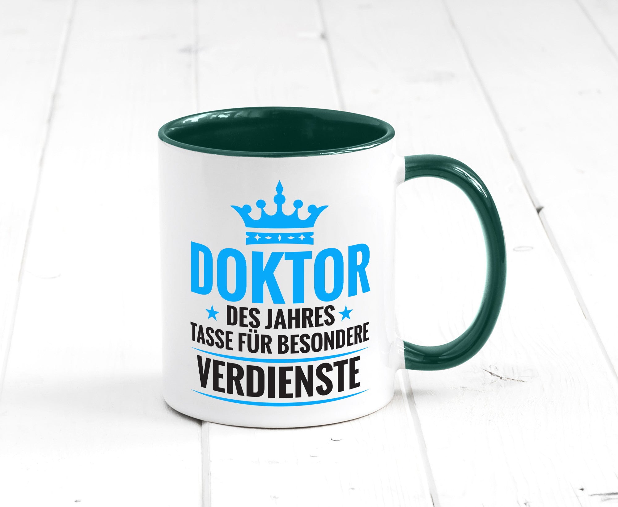 Besonderer Verdienst: Doktor | Doktorand Doktortitel Humor Geschenkidee Tasse