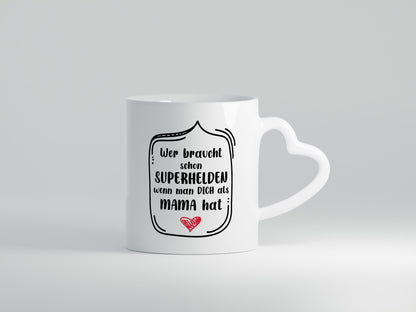 Mama ist die beste | kann alles Muttertag Humor Familie Geschenkidee Tasse