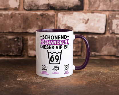 69 Geburtstag | schonend behandeln Jahre v2 Geschenk Geschenkidee lustiger