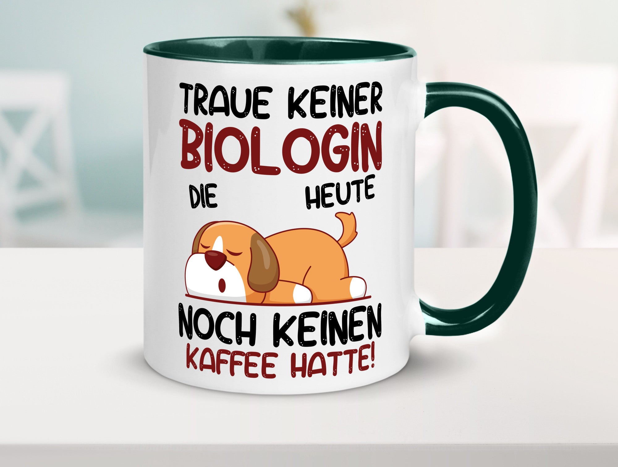 Traue keiner Biologin | Biologie Naturforscherin Geschenkidee Humor Tasse