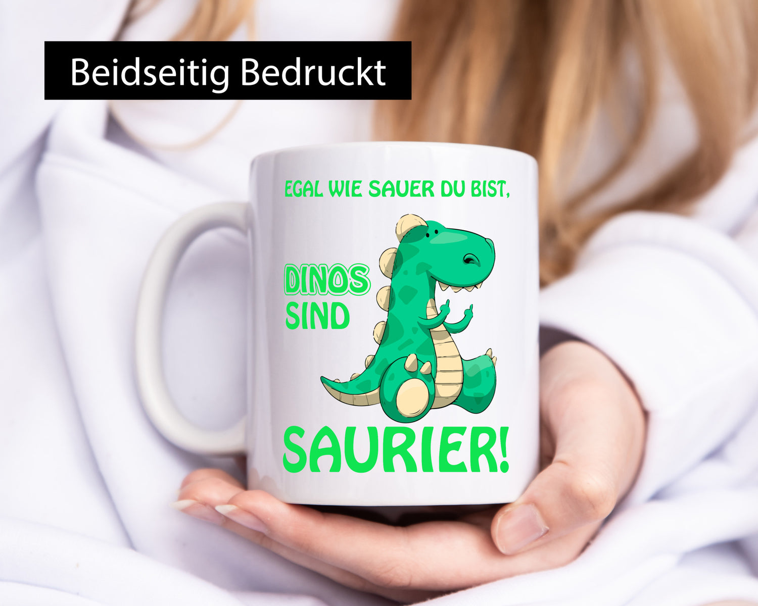 Dinos sind Saurier | witziger Dinosaurier Spruchtasse lustig Humor Geschenkidee