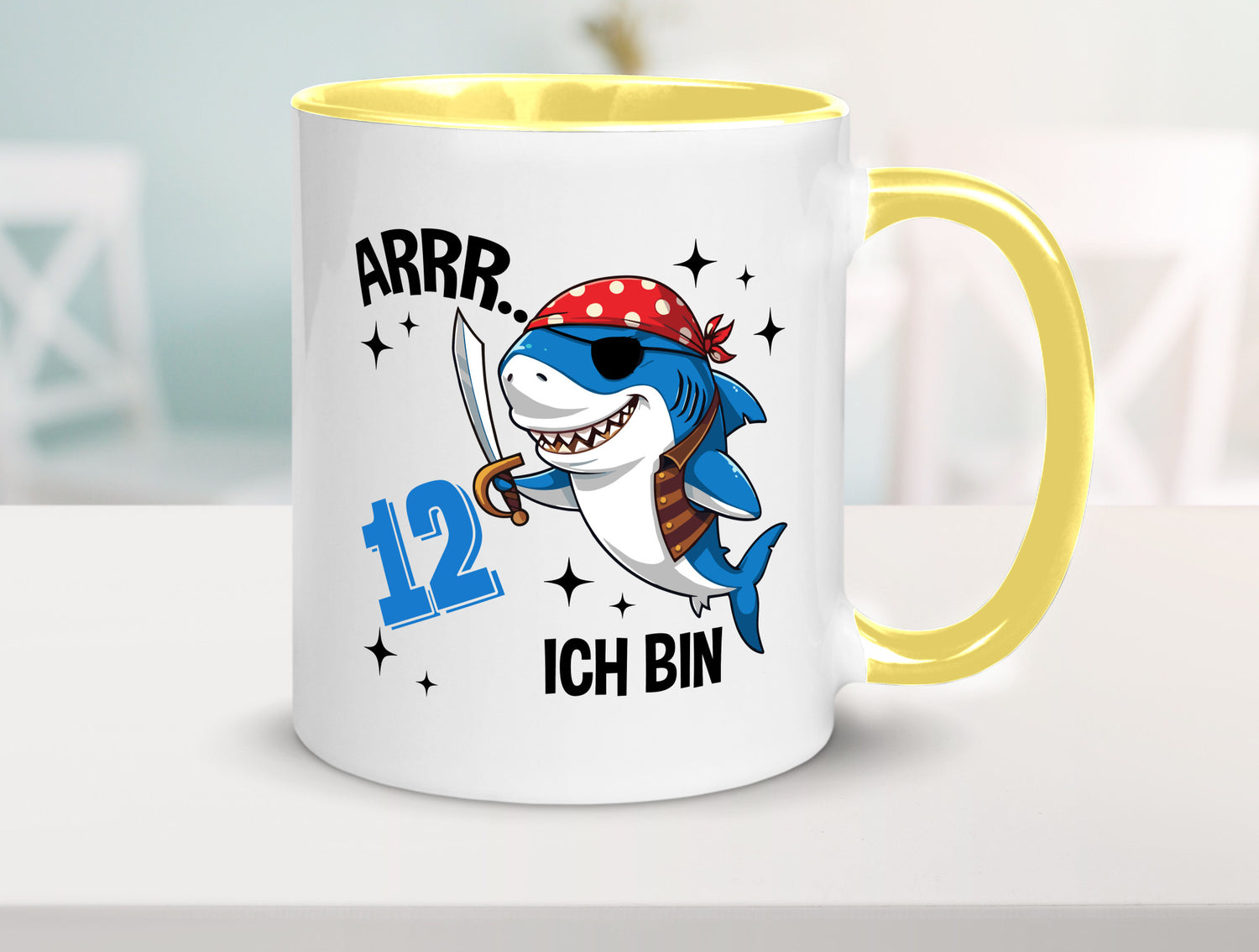 12. Geburtstag | 12 Jahre Arr Pirat Hai Piraten Geschenk Geschenkidee lustiger