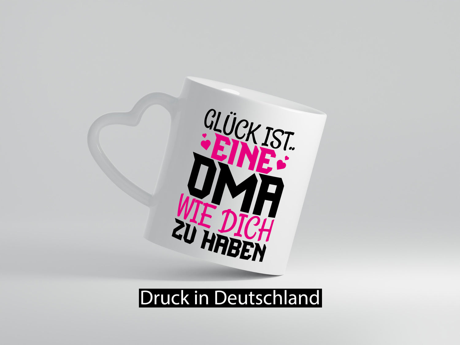 Glücklich dich zu haben Oma lustiger Spruch Geschenk Familie Geschenkidee Tasse