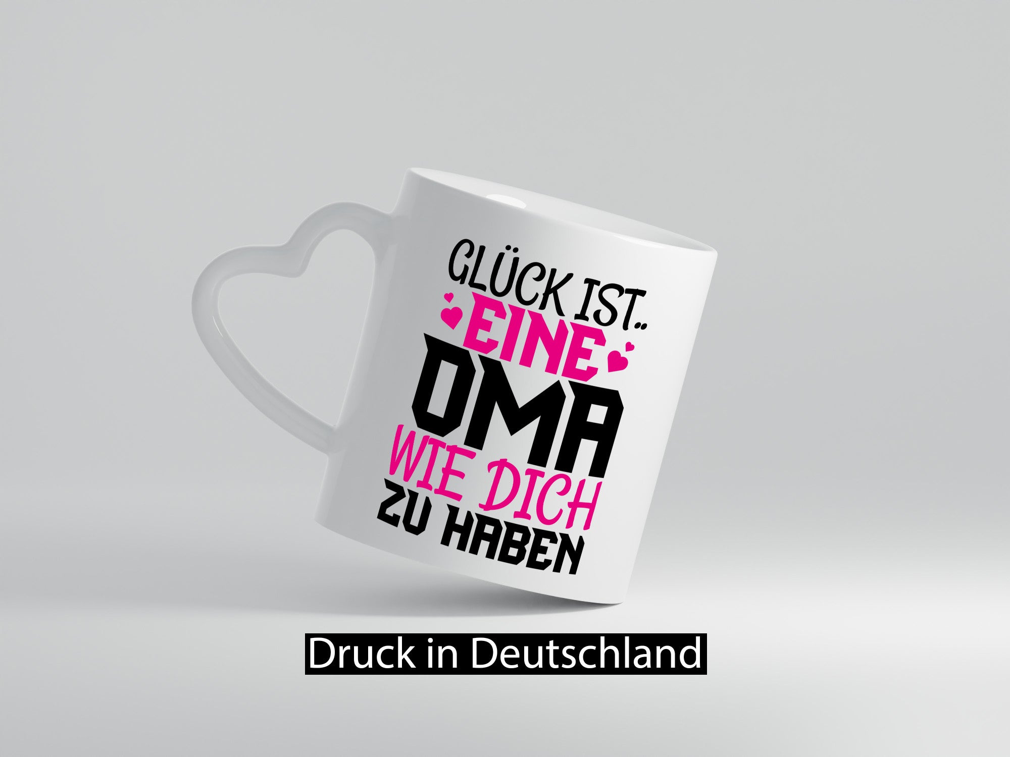 Glücklich dich zu haben Oma lustiger Spruch Geschenk Familie Geschenkidee Tasse