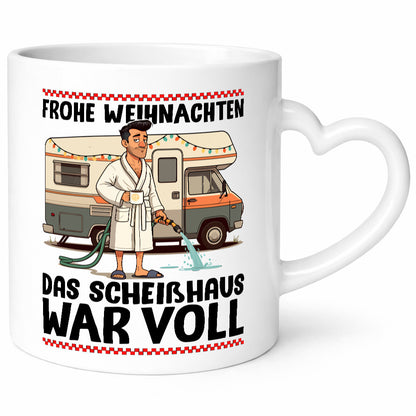 Frohe Weihnachten | Ugly Christmas Scheißhaus war voll Humor Geschenkidee Tasse