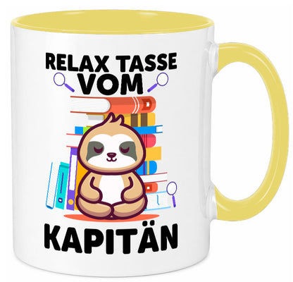 Relax Tasse: Kapitän | Schiffskapitän Schiff Geschenk Humor Geschenkidee