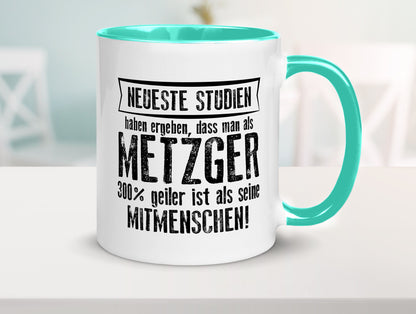 Neuste Studien: Metzger | Fleischer Metzgerei lustig Humor Geschenkidee