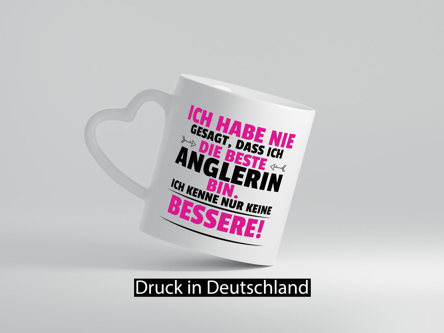 Die Beste Anglerin | Angeln Fischerin Geschenkidee Humor Tasse
