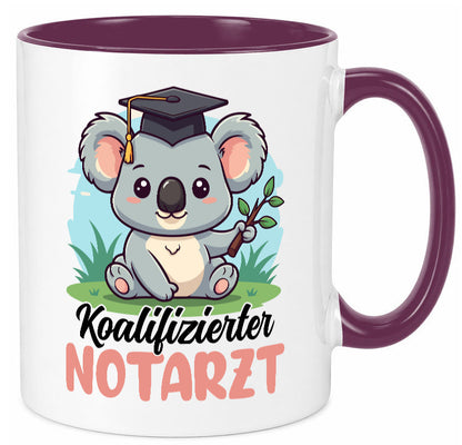 Koalifizierter Notarzt | Arzt Geschenk Humor Geschenkidee lustiger Spruch Tasse