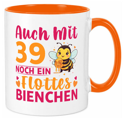 39. Geburtstag | Flottes Bienchen 39 Jahre lustiger Spruch Geschenk