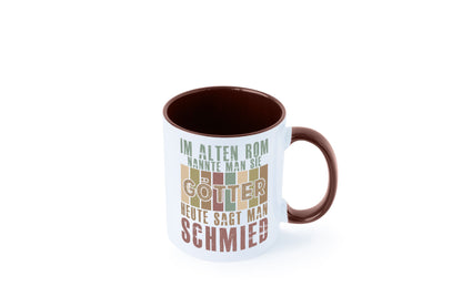 Heute sagt man: Schmied | schmieden lustig Humor Geschenkidee Geschenk Tasse