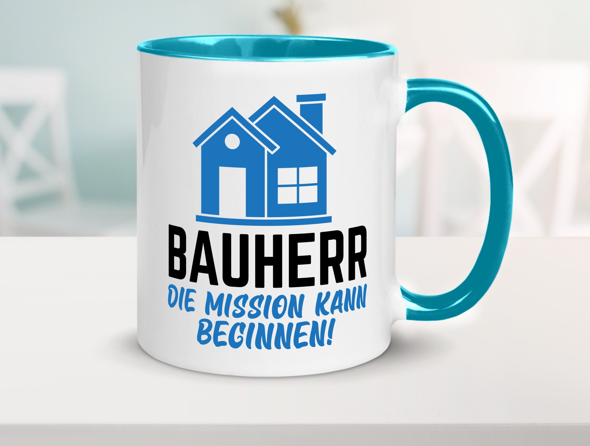Bauherr | Die mission kann beginnen Bauherren lustiger Spruch Geschenk Humor