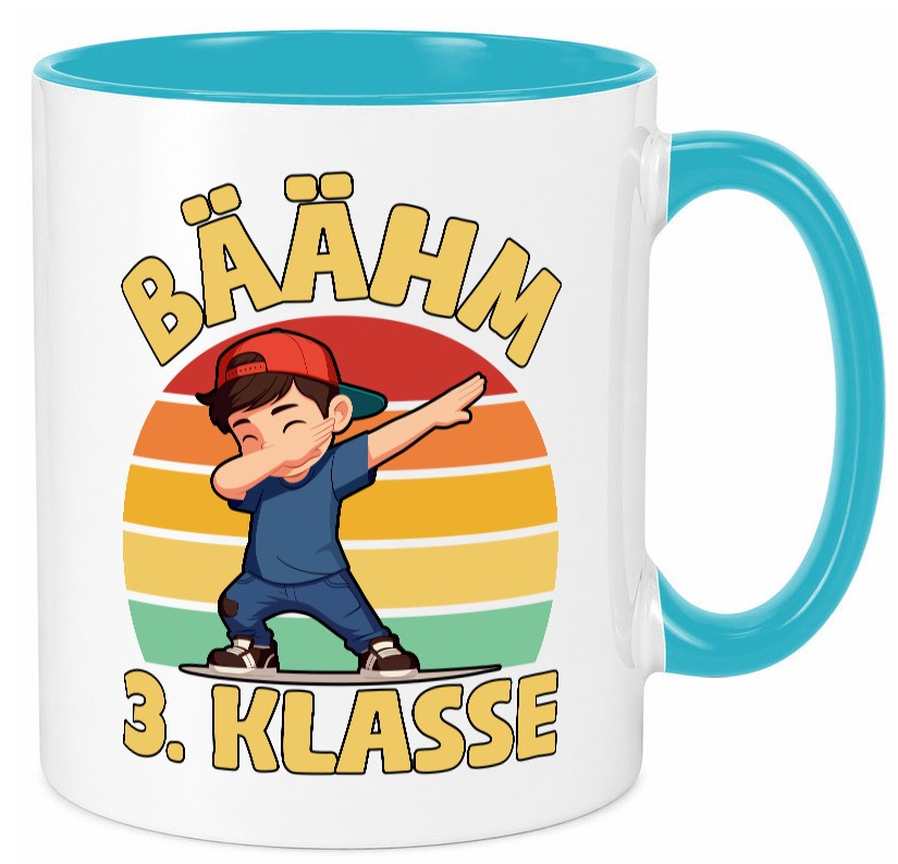 Bäähm 3. klasse | Schulanfang Drittklässler Humor Geschenkidee Tasse