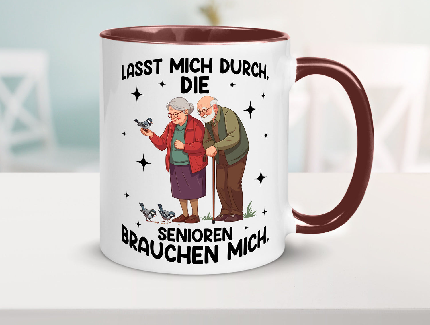 Senioren brauchen mich | Altenpflege Pflegekraft lustiger Spruch Geschenk Humor