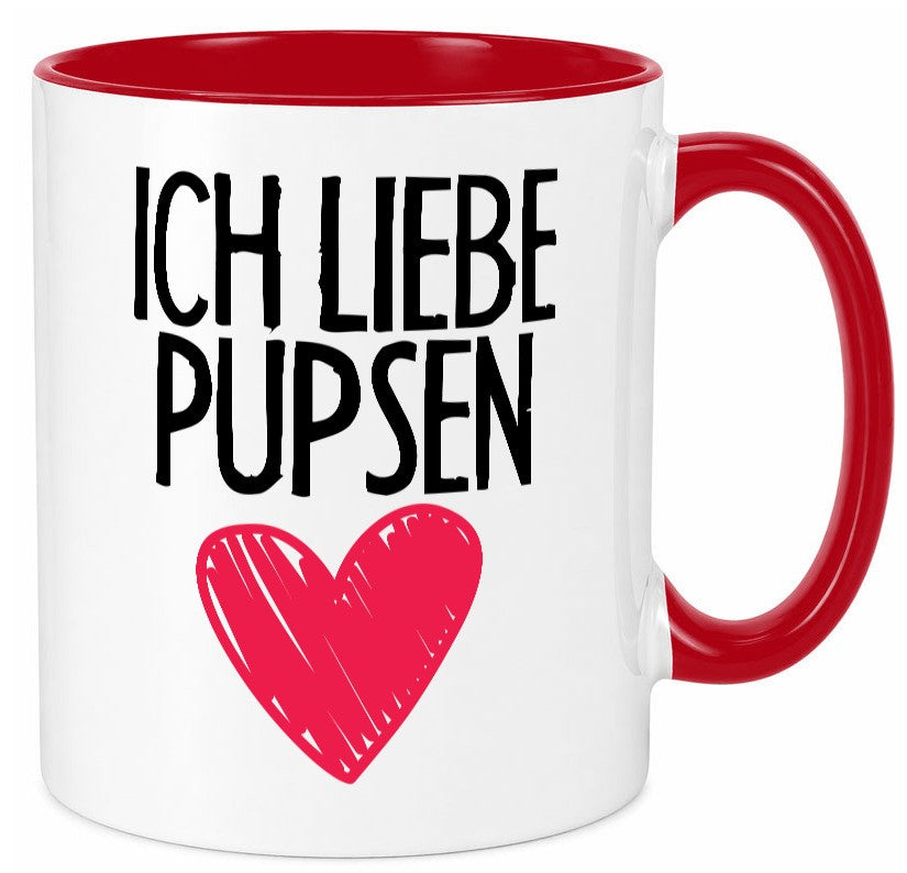 Ich liebe Pupsen Geschenkidee Humor Tasse