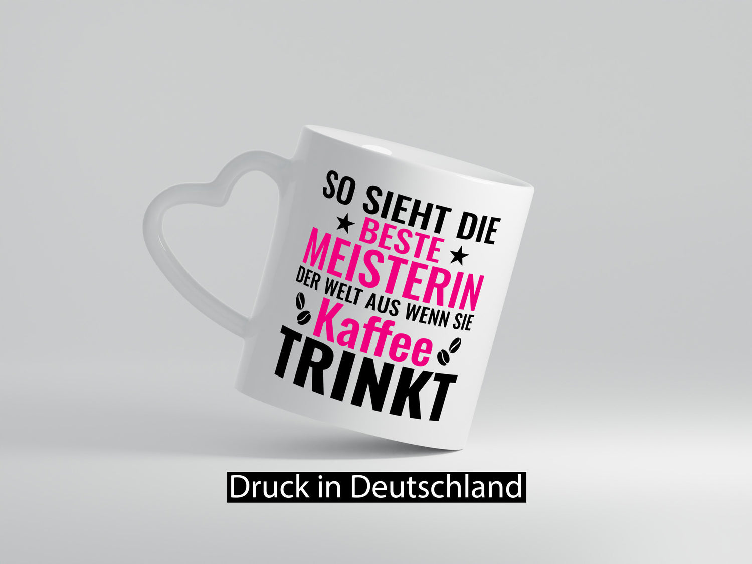 Kaffee trinkt: Meisterin | Meisterbrief Humor Geschenkidee Tasse