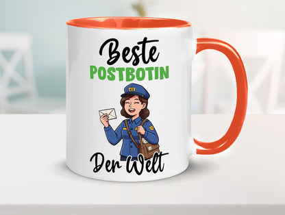 Beste Postbotin | Beruf Post Briefträger v2 lustig Arbeit Kollegen Büro