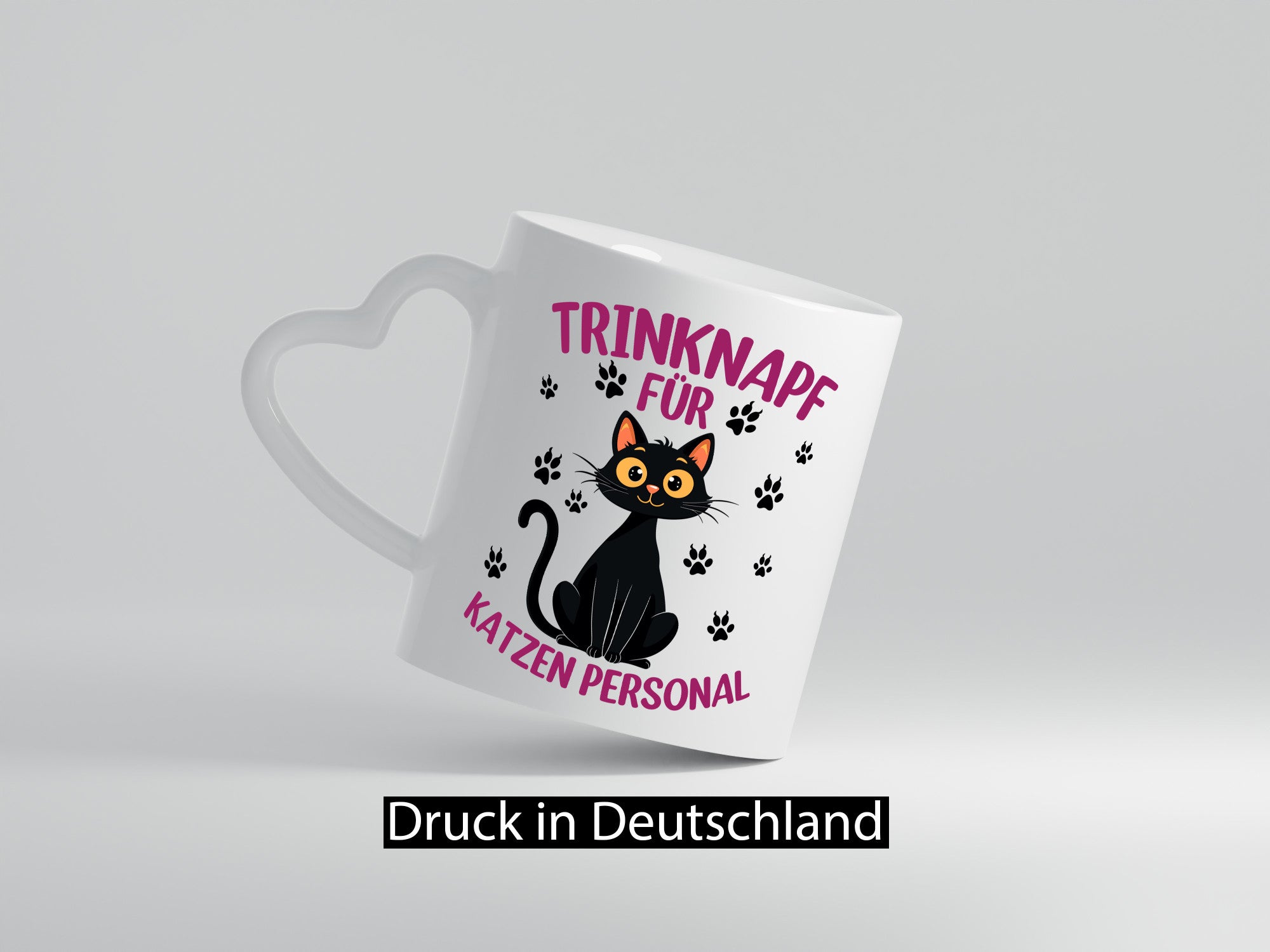 Katzen Personal | Katzenbesitzer Tasse Katze Humor vl5 lustiger Spruch Geschenk