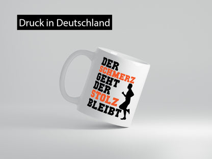 Schmerz geht, Stolz bleibt | Läufer Sport lustiger Spruch Geschenk Humor