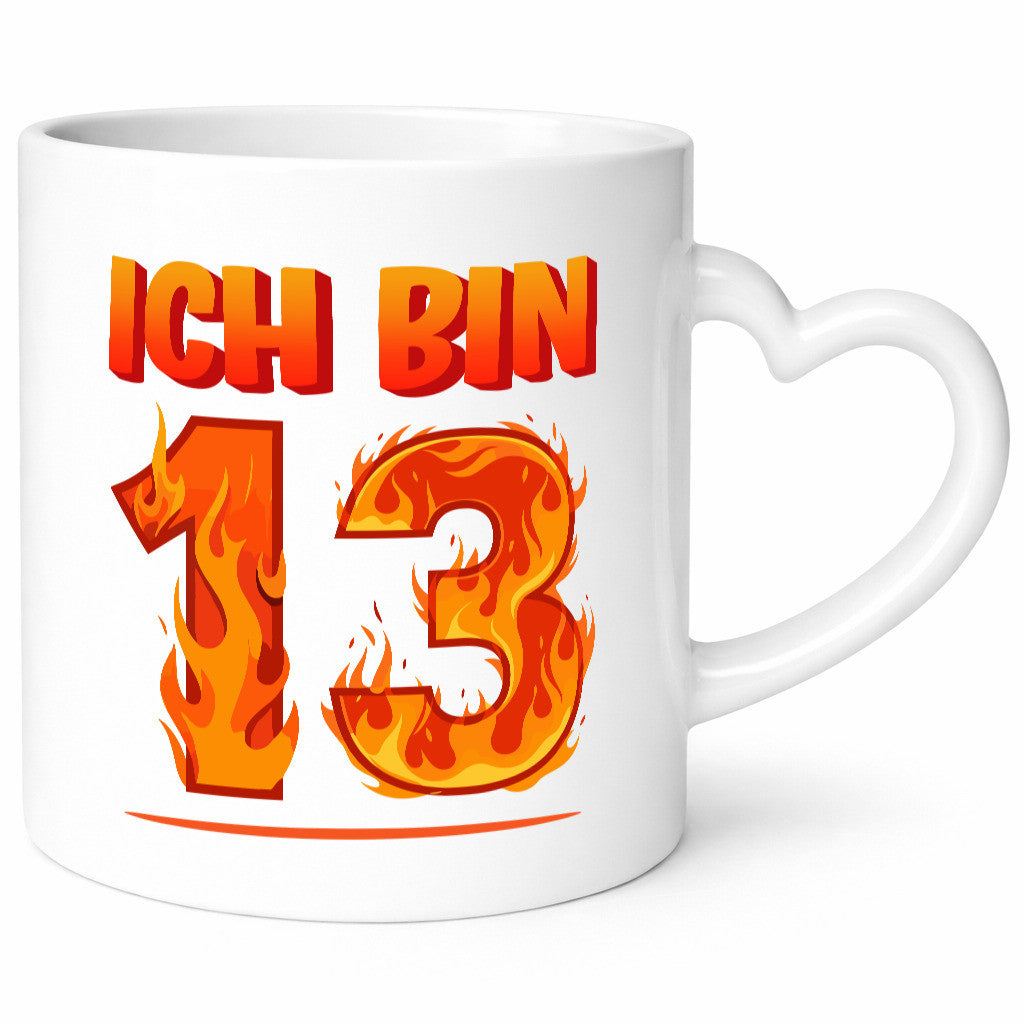 13. Geburtstag | 13 Jahre Drache lustiger Spruch Geschenk Geschenkidee Tasse