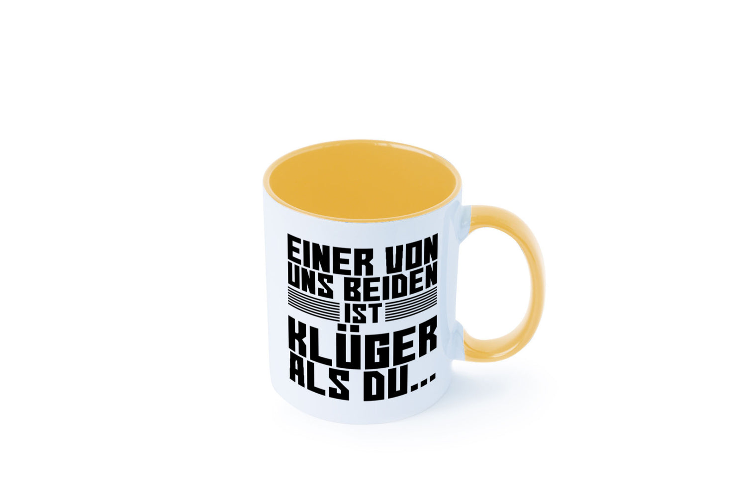 Einer von uns beiden ist klüger als du | Intelligenz Witz lustiger Spruch
